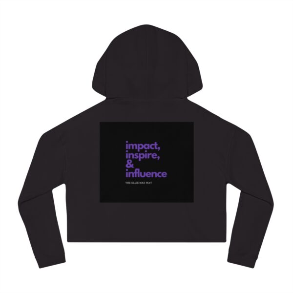 Women’s Cropped Hooded Sweatshirt - Image 2