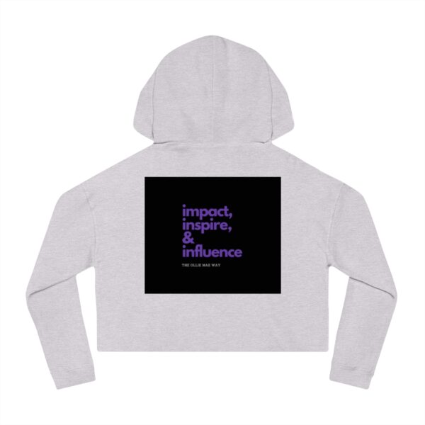 Women’s Cropped Hooded Sweatshirt - Image 8