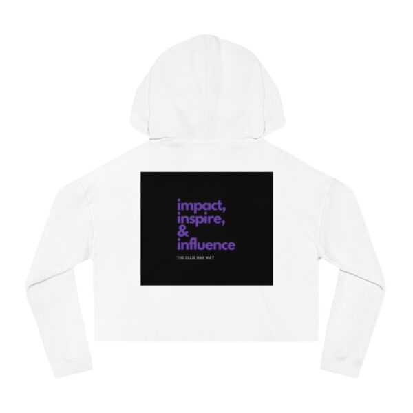 Women’s Cropped Hooded Sweatshirt - Image 5