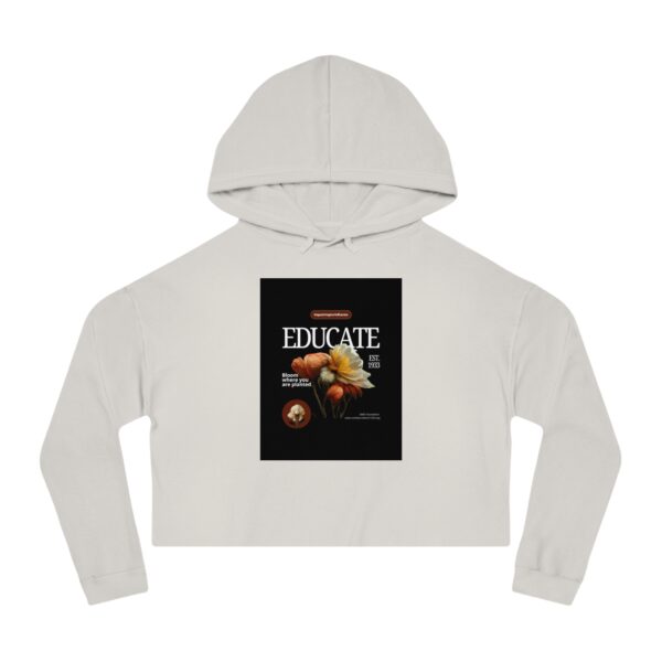 Women’s Cropped Hooded Sweatshirt - Image 7