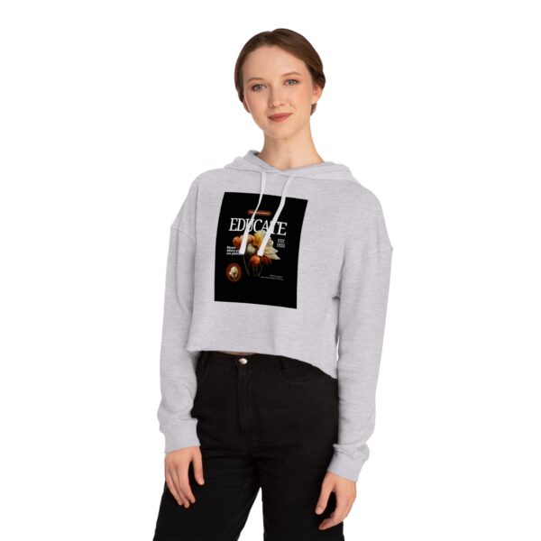 Women’s Cropped Hooded Sweatshirt - Image 12