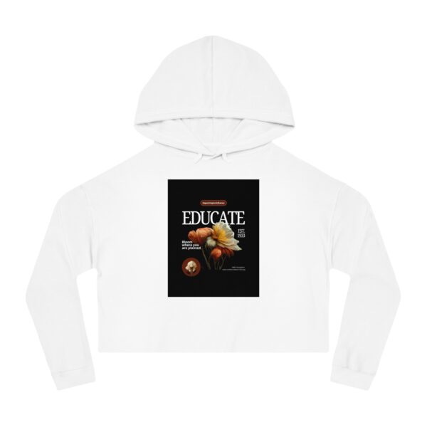 Women’s Cropped Hooded Sweatshirt - Image 16